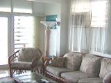 Living Room at a two bedroom beachfront unit