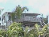 View of Villa Tropical from Beach