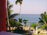 View from upper pool-side balcony