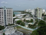 City view toward beach